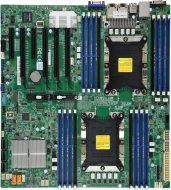 MB Supermicro X11DPI-N-O,  2x LGA 3647, C622, 16xDDR4 Up to 4TB 3DS ECC RDIMM/3DS ECC LRDIMM, 4 PCI-E 3.0 x16,, 2 PCI-E 3.0 x8, M.2 Interface: 2 PCI-E 3.0 x4, M.2 Form Factor: 2242/2260/2280/22110, M.2 Key: M-Key, 2 PCI-E 3.0 NVMe x4 Internal Port(s), 1 VGA port, Intel® C622 controller for 14 SATA3 (6 Gbps) ports; RAID 0,1,5,10, Dual LAN with GbE from C621 , 